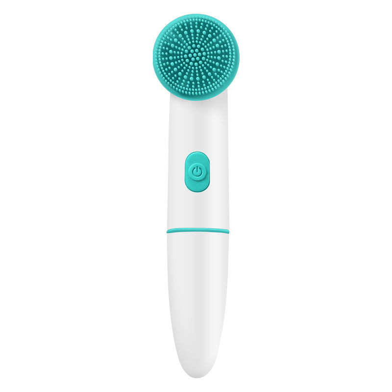 Cleansing brush in use