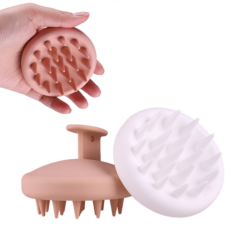 Silicone scalp massager shampoo brush