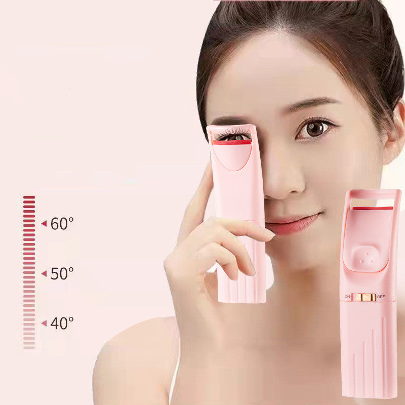 Heated eyelash curler