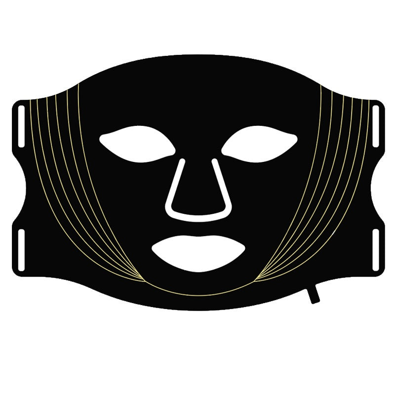 Silicone LED face mask in the box