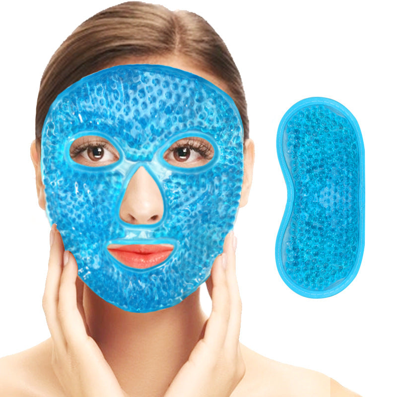 Hot and cold gel eye mask