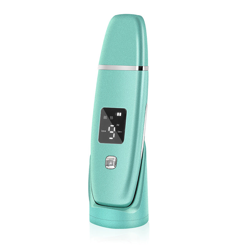 Ultrasonic skin scrubber with charging dock